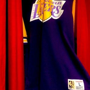 NBA lakers jersey/hoodie short sleeve
